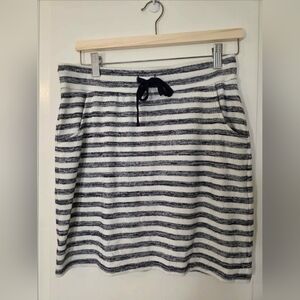 Stitch Fix Market & Spruce Medium Blue and White Amia Skirt